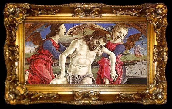 framed  Cosimo Tura Pieta (The Dead Christ Supported by Two Angels), ta009-2